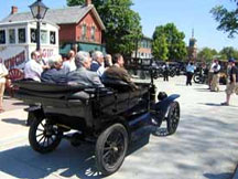 Model T Cars All Lined Up